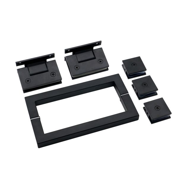 Long Life Square 90 Degree Stainless Steel Polishing Soft Close Shower Screen Glass Pivot Door Hinges