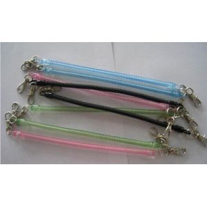 China Standard Key Clip with Slim Coil Anti-Drop Safe String Holders in Different Translucent Custom Colors on sale China Standard Key Clip with Slim Coil Anti-Drop Safe String Holders in Different Translucent Custom Colors on sale