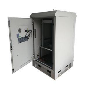 IP55 19" Outdoor Telecom Cabinet , Outdoor Network Rack Enclosure