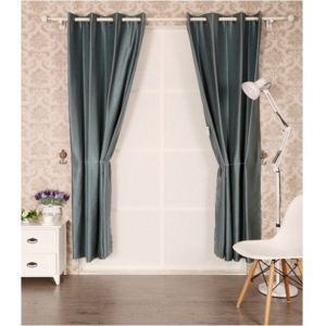 Quality Light Fleece Small Fleece Black Out Window Curtain for sale