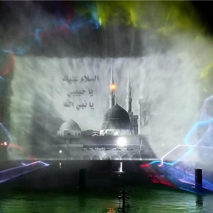 Buy Entertainment Equipment Musical Laser Floating Pond Fountain at wholesale prices