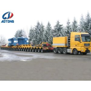 Multi-axis Heavy Duty Trailer with One or More Tool Boxes Manufactured by Aotong