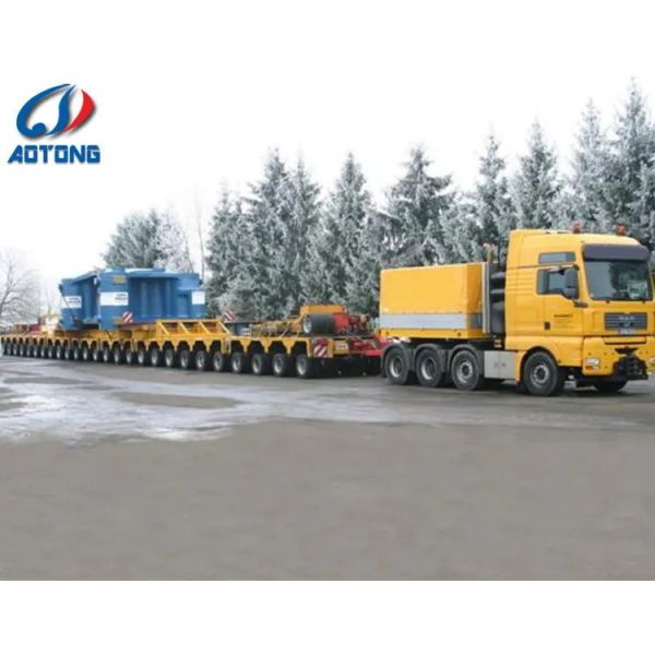 Multi-axis Heavy Duty Trailer with One or More Tool Boxes Manufactured by Aotong