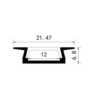 Furniture Light Home Decoration Led Extrusion Channel For Led Strips Light Bar