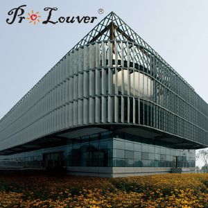 Architectural Exterior Louver Facades, Aluminum Aerowing Sun Louver