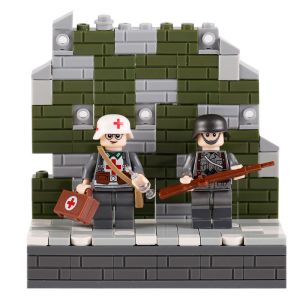 WW2 military building blocks German soldier medical action army legoinglys