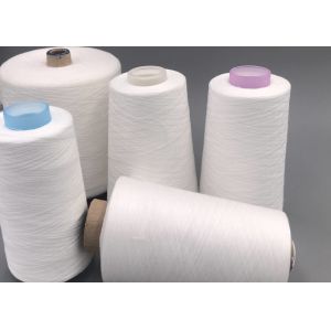 High Strength 20/2 Core Spun Polyester Sewing Thread Raw White Small Extension