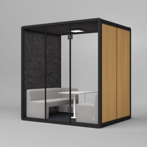 4 Person Meeting Pod 100V - 240V Quiet Work Pods With Superior Sealing