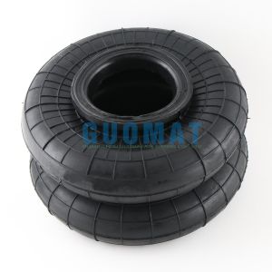 Double Convoluted Air Rubber Bellow 250185H-2 1/2 Air Connection For Excavator