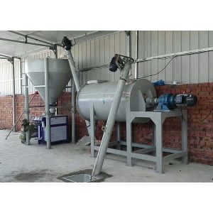 Quality Simple Dry Mortar Production Line Building Raw Materials Type For Cement / Sand for sale