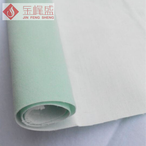 Soft Cotton Velvet Upholstery Fabric Light Blue Zeer Flocked For Pouch