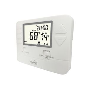 Riseem 230V Electronic 7 Day Programmable Home Thermostat Blue Backlight
