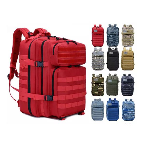 Buy Practical 900D Nylon Hiking Backpack , Anti Abrasion Camo Molle Backpack at wholesale prices