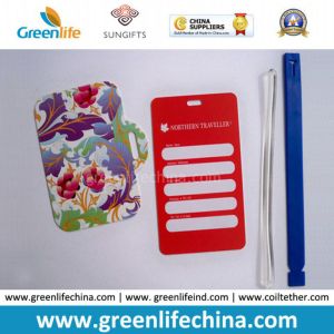 Various Shape PVC Luggage Tag with Custom Special Logo Design