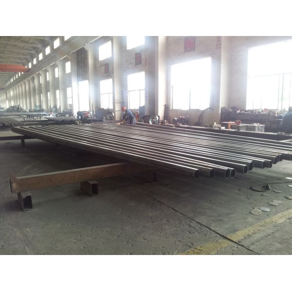 Polygonal Steel Electric Pole For Overhead Transmission Line 110KV