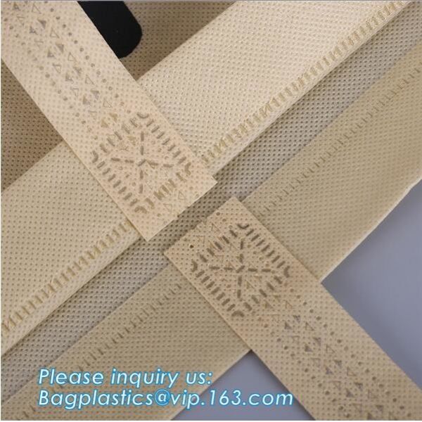 wholesale fashion 38*42*10cm 80gsm 100% pp non woven bag with handle, gusset and bottom, Promotional Cheap Customized Fo