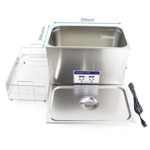 30L Automotive Digital Industiral Metal Part Ultrasonic Cleaner With Basket