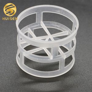 Polypropylene Plastic Pall Rings Filler Packing For Rectification Towers