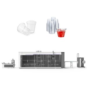 PVC Water Disposable Cup Making Machine Automatic 0.15mm Thickness