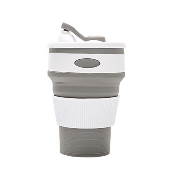 Buy Portable Food Grade Silicone Folding Coffee Cup BPA Free at wholesale prices