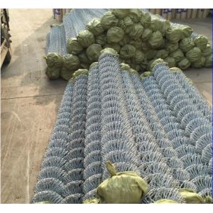 100ft Roll Heavy Gauge Galvanized Chain Link Fence Abrasion Resistance