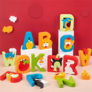 Three Dimensional Creative Letter Building Blocks Unisex 1-3 Year