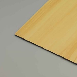 6mm Light Maple Waterproof Wooden Aluminum Composite Panel ACP Sheet 1220*2440