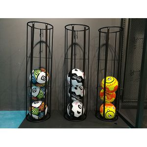 Floor Standing H1020mm W270mm Garage Sports Ball Storage , Vertical Basketball