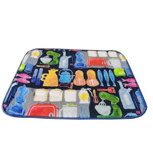 38x50cm Countertop Polyester Microfiber Dish Drying Mat