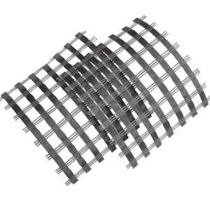 Weather Resistant 120kn Fiberglass Geogrid For Civil Engineering Soil Reinforcement Solution