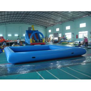 Customize Made Kids Inflatable Pool Water Park with Slide for Fun