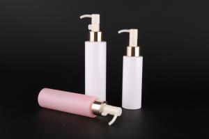 China Aluminum Dispenser Plastic Makeup Remover Bottle Pump Match For PET Bottle Custom Color on sale