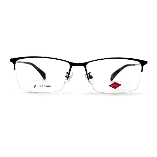 Buy TF3252 Titanium Optical Frame Semi-rimless Square Eye Style at wholesale prices