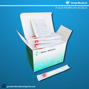 Sterile Red Top Specimen Collection Tube Flocked Medical Buccal Nylon Material