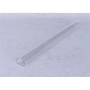 China Moisture Proof Plastic LED Profile , Transparent / Milky Extruded Plastic Parts on sale