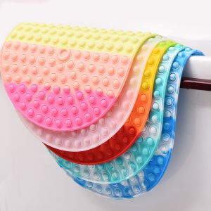 Non Slip Silicone Bathtub Mat Multipurpose With Suction Cups