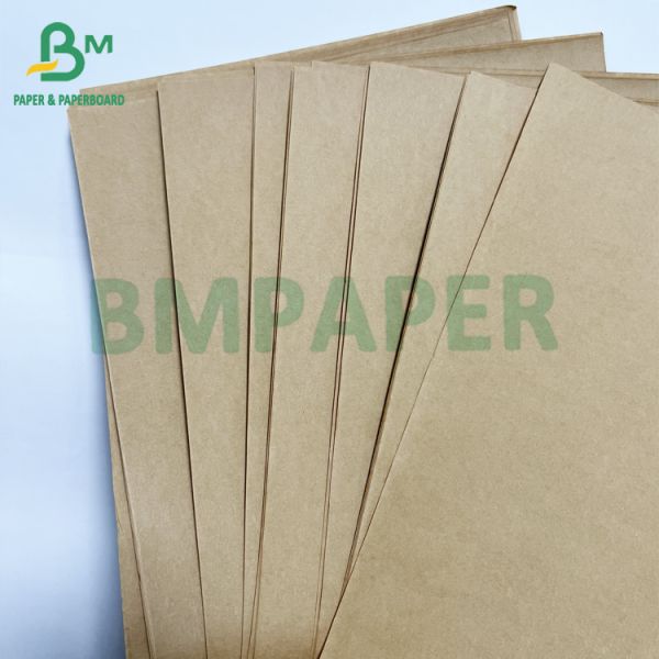 Smooth Recyclable Kraft color 45gsm 80gsm Food Packing Paper Roll