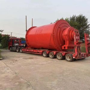 Red Industrial Grinding Ball Mill Machine for Mining Process