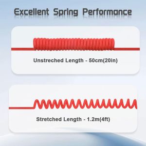 Alvin's Cables Atomos Ninja V D-tap Power Cable, 1.6-4ft Dtap to Locking DC 2.1