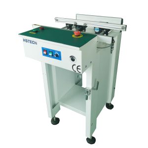 Front Operation Automatic PCB 600mm Length ESD Belt PCB Handling Conveyor