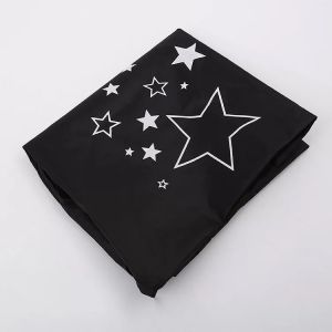 Black Small Personalised Gift Bags For Business Many Stars On The Surface