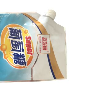 100ml/200ml/500ml packaging aluminum foil plastic spout pouch/ doypack for juice