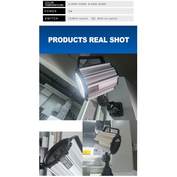 IP65 Oil Proof LED Machine Tool Light DC 24V Explosion Proof Work Light