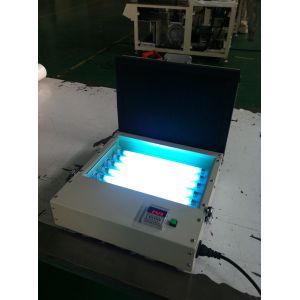 Mini screen printing exposure unit for steel plate