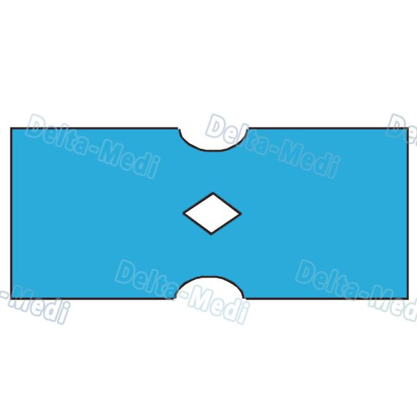 Buy Disposable Sterile Gynaecology / Cystoscopy Drape With Diamond Circular Aperture Plain at wholesale prices