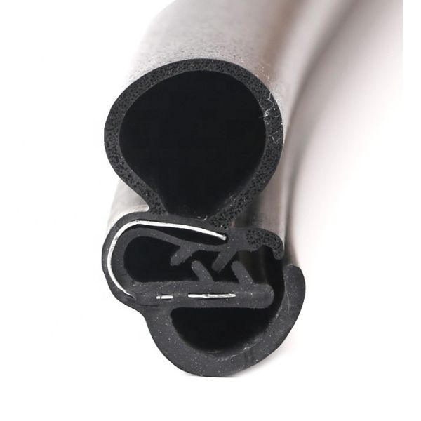 20-90 Shore Hardness EPDM Rubber Profile for Automatic Car Door Safety Edge Protection