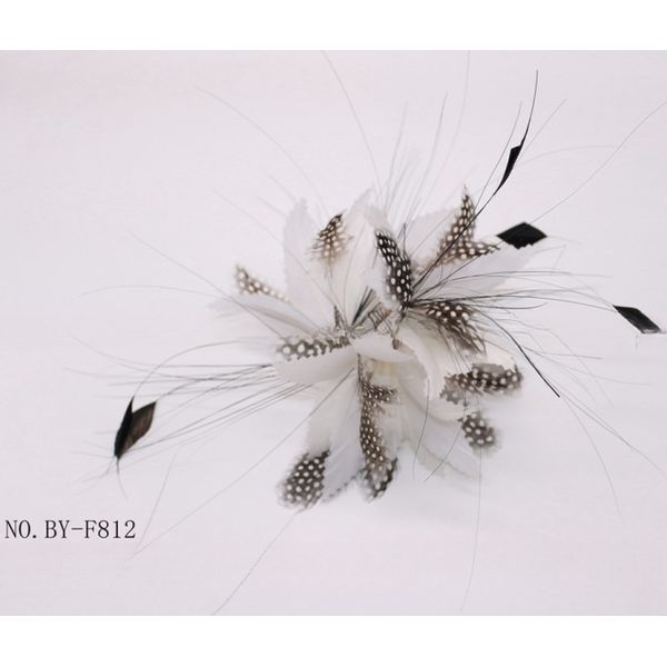10x30cm Goose Feather Mounts Party Decor Guinea Fowl Peacock Feather Flowers