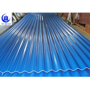 930mm Width Trapezoidal PVC Roof Tiles Fire Resistance Roofing Sheets