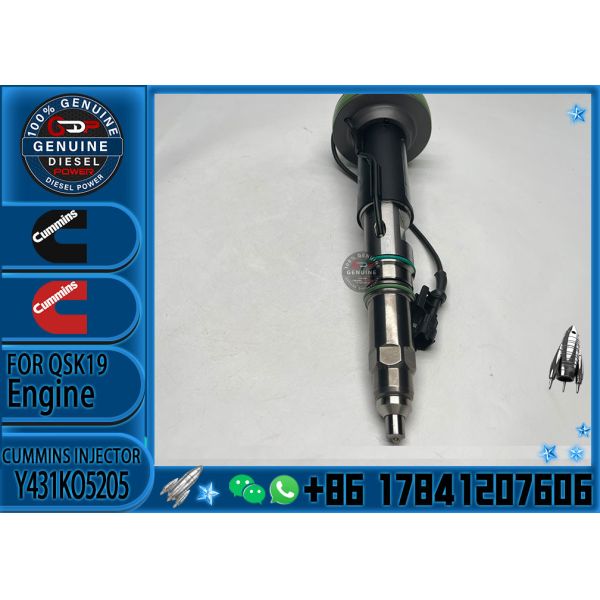 Construction Machinery PartsFuel Injector For QSK19 Diesel Y431K05429 Y431KO5205 Y431K05420For CUMMINS Diesel Engine