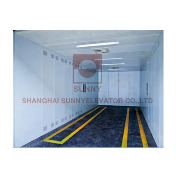 Buy Painted Steel Freight Elevator 5000kg Capacity 0.5m/S at wholesale prices